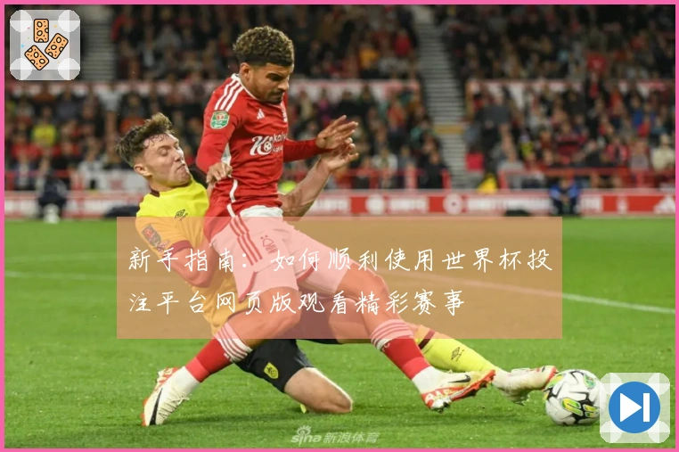 新手指南：如何顺利使用世界杯投注平台网页版观看精彩赛事