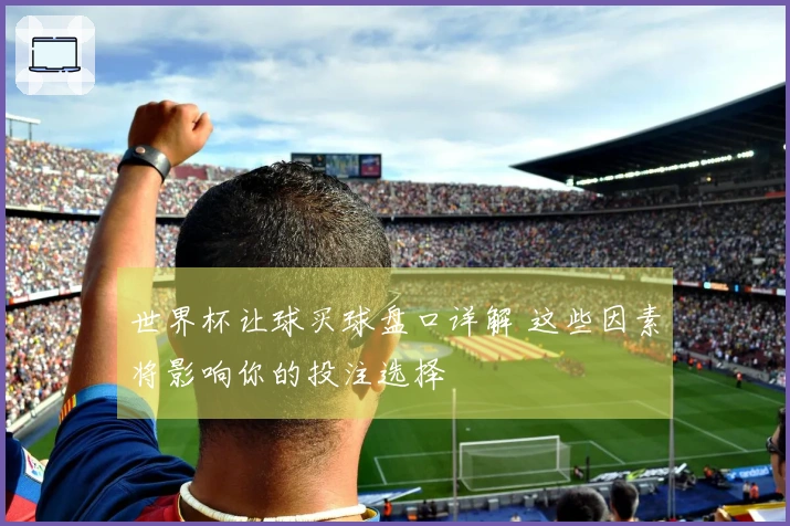世界杯让球买球盘口详解 这些因素将影响你的投注选择