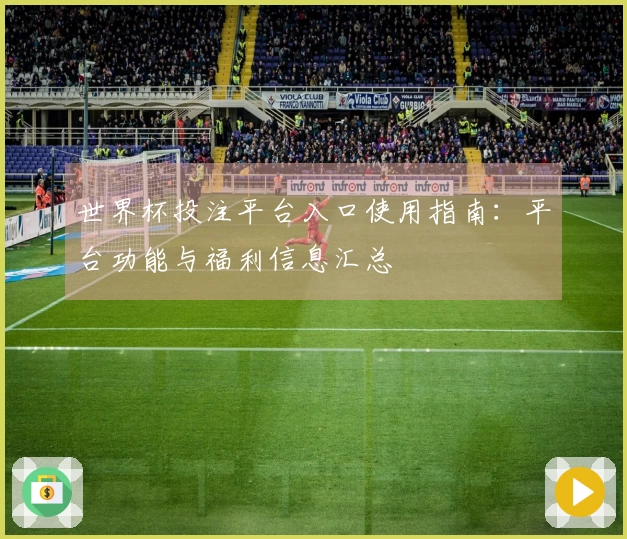 世界杯投注平台入口使用指南：平台功能与福利信息汇总